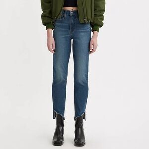 NWT 724 HIGH RISE SLIM STRAIGHT CROPPED WOMEN'S JEANS